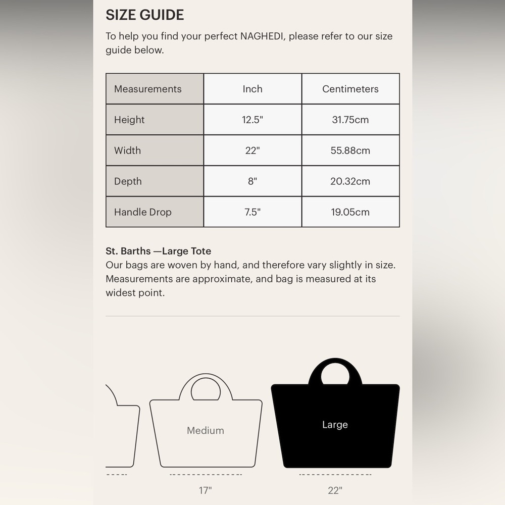 Naghedi St. Barths Large Tote bag. Ash. Charcoal gray. New with tags. - Picture 6 of 6